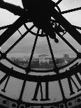 Clock Tower and Scenery of a Town, Paris, France-Tomaru Eiichi-Photographic Print