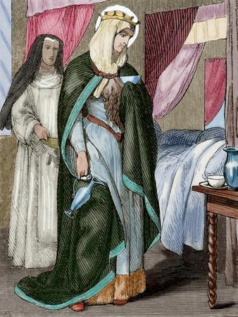 Saint Margaret of Scotland (1045-1093). known as Margaret of