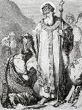 Saint Martial Was the First Bishop of Limoges in Today's France. Died 1st or 3rd Centuries.-Tomás Capuz Alonso-Giclee Print