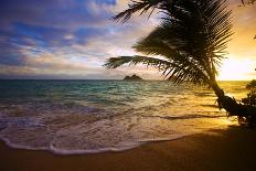 Sunrise at Lanikai Beach in Hawaii-tomasfoto-Framed Stretched Canvas