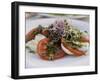 Tomato and Mozarella Salad, Brussels, Belgium, Europe-Martin Child-Framed Photographic Print