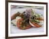 Tomato and Mozarella Salad, Brussels, Belgium, Europe-Martin Child-Framed Photographic Print