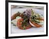 Tomato and Mozarella Salad, Brussels, Belgium, Europe-Martin Child-Framed Photographic Print