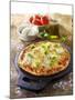 Tomato and Mozzarella Pizza with Basil-Paul Williams-Mounted Photographic Print