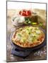 Tomato and Mozzarella Pizza with Basil-Paul Williams-Mounted Photographic Print
