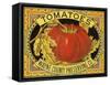 Tomato Can Label-null-Framed Stretched Canvas