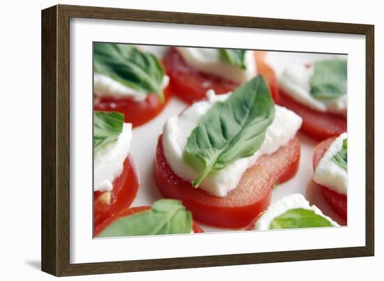 Tomato, Mozzarella And Basil Salad-Johnny Greig-Framed Photographic Print
