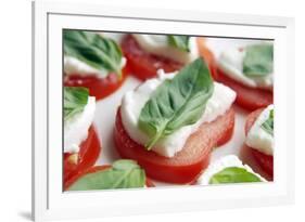 Tomato, Mozzarella And Basil Salad-Johnny Greig-Framed Photographic Print