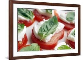 Tomato, Mozzarella And Basil Salad-Johnny Greig-Framed Photographic Print