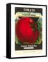 Tomato Seed Packet-null-Framed Stretched Canvas