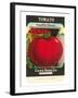 Tomato Seed Packet-null-Framed Art Print