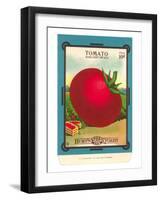 Tomato Seed Packet-null-Framed Art Print