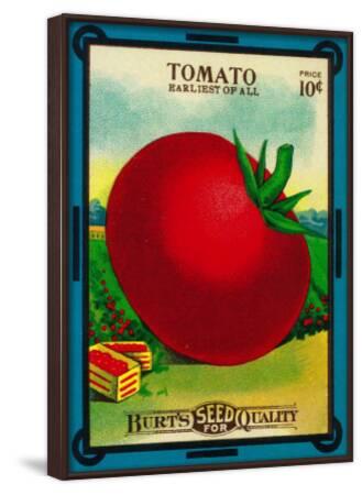 'Tomato Seed Packet' Art - Lantern Press | AllPosters.com