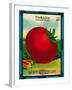 Tomato Seed Packet-Lantern Press-Framed Art Print