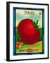 Tomato Seed Packet-Lantern Press-Framed Art Print