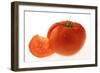 Tomato Showing Seeds in Cut Portion-null-Framed Photographic Print