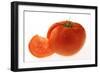 Tomato Showing Seeds in Cut Portion-null-Framed Photographic Print