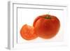 Tomato Showing Seeds in Cut Portion-null-Framed Photographic Print