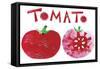 Tomato-Summer Tali Hilty-Framed Stretched Canvas