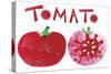 Tomato-Summer Tali Hilty-Stretched Canvas