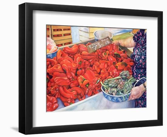 Tomatoes and Artichokes, 1998-Peter Breeden-Framed Giclee Print