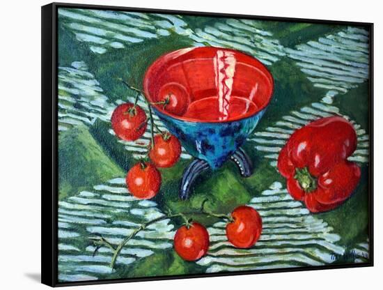 Tomatoes And Pepper-Tilly Willis-Framed Stretched Canvas