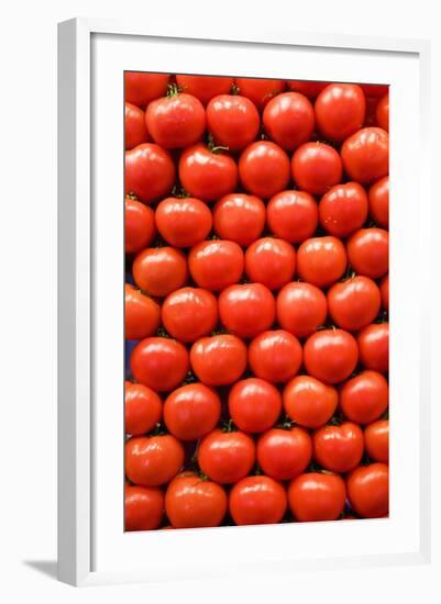 Tomatoes at Boqueria Market in Barcelona-Guido Cozzi-Framed Photographic Print