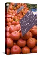 Tomatoes for Sale, Mercado Central (Central Market), Valencia-Martin Child-Stretched Canvas