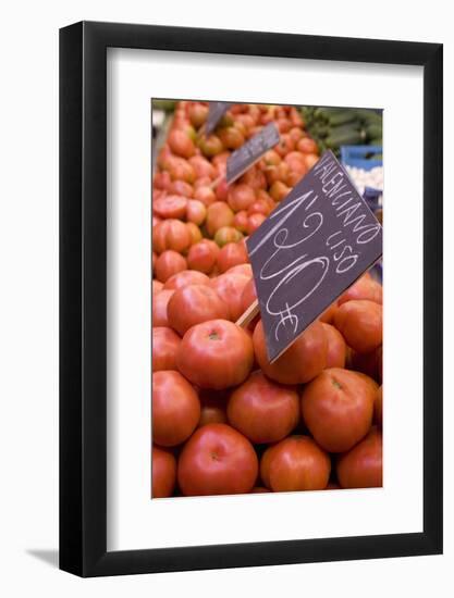 Tomatoes for Sale, Mercado Central (Central Market), Valencia-Martin Child-Framed Photographic Print