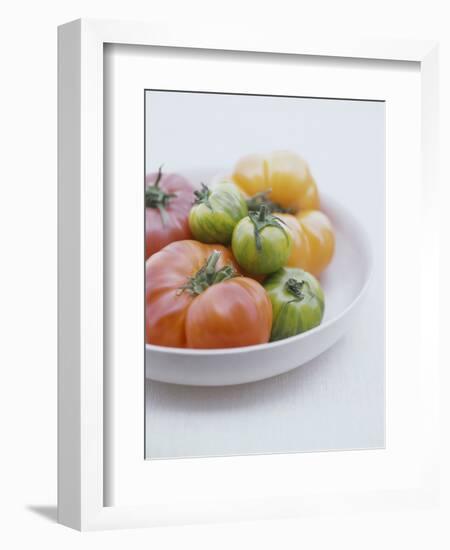 Tomatoes in Bowl-Ngoc Minh and Julian Wass-Framed Photographic Print