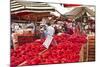 Tomatoes on Sale at the Open Air Market of Piazza Della Repubblica, Turin, Piedmont, Italy, Europe-Julian Elliott-Mounted Photographic Print