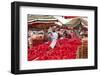 Tomatoes on Sale at the Open Air Market of Piazza Della Repubblica, Turin, Piedmont, Italy, Europe-Julian Elliott-Framed Photographic Print