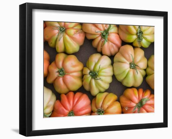 Tomatoes, Positano, Amalfi Coast, Campania, Italy-Walter Bibikow-Framed Premium Photographic Print