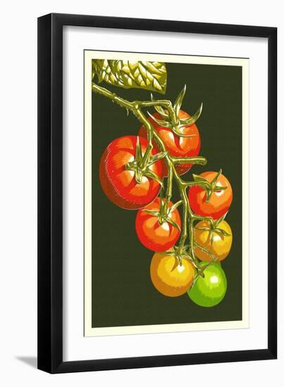 Tomatoes-Lantern Press-Framed Art Print