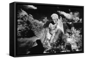 Tomb at Fulletby Churchyard, Lincolnshire, England-Simon Marsden-Framed Stretched Canvas