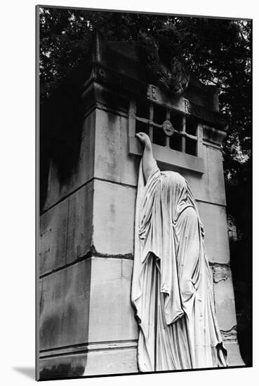 Tomb at Pere Lachaise Cemetery, Paris-Simon Marsden-Mounted Giclee Print