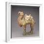 Tomb Figure of a Camel, Carrying Saddle Bags in the Form of Grotesque Faces, Chinese, Tang…-null-Framed Giclee Print