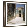 Tomb in the Shah-I Zindeh Mausoleum Complex, 14th Century-CM Dixon-Framed Photographic Print