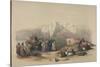 Tomb of Aaron, from 'The Holy Land', Engraved by Louis Haghe (1806-85)-David Roberts-Stretched Canvas