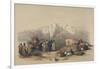 Tomb of Aaron, from 'The Holy Land', Engraved by Louis Haghe (1806-85)-David Roberts-Framed Giclee Print