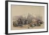 Tomb of Aaron, from 'The Holy Land', Engraved by Louis Haghe (1806-85)-David Roberts-Framed Giclee Print