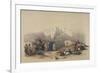 Tomb of Aaron, from 'The Holy Land', Engraved by Louis Haghe (1806-85)-David Roberts-Framed Giclee Print