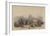 Tomb of Aaron, from 'The Holy Land', Engraved by Louis Haghe (1806-85)-David Roberts-Framed Giclee Print