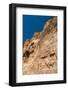 Tomb of Ataxerxes I and carved relief below, Naqsh-e Rostam Necropolis, near Persepolis, Iran, Midd-James Strachan-Framed Photographic Print