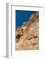 Tomb of Ataxerxes I and carved relief below, Naqsh-e Rostam Necropolis, near Persepolis, Iran, Midd-James Strachan-Framed Photographic Print