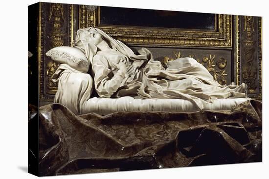 Tomb of Blessed Ludovica Albertoni, 1671-1675-null-Stretched Canvas