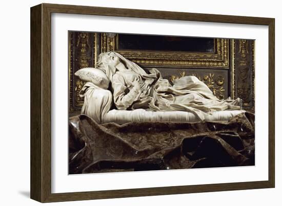 Tomb of Blessed Ludovica Albertoni, 1671-1675-null-Framed Giclee Print