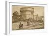 Tomb of Cecilia Metella-Claude Lorraine-Framed Giclee Print