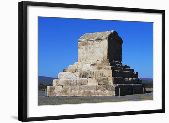 Tomb of Cyrus Great, Pasargad-null-Framed Photographic Print