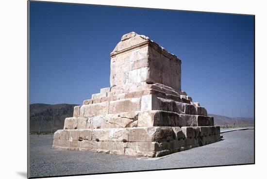 Tomb of Cyrus the Great, Pasargadae, Iran-Vivienne Sharp-Mounted Photographic Print